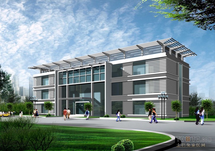 辦公樓設計建筑物圖片 – 設計本裝修效果圖